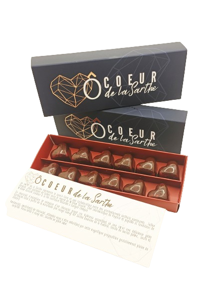 Chocolat noir Nyangbo 68% au cœur de gelée de marollaise